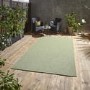 Large Sage Green Jute Indoor/Outdoor Rug - 160 x 230 