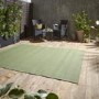 Large Sage Green Jute Indoor/Outdoor Rug - 160 x 230 