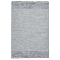 Large Blue Jute Indoor/Outdoor Rug - 160 x 220 