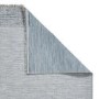 Large Blue Jute Indoor/Outdoor Rug - 160 x 220 