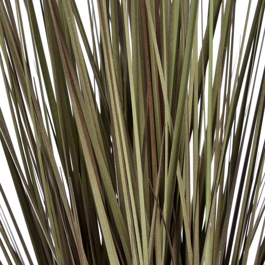 3ft Artificial Grass Plant with Black Pot - Hill Interiors