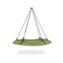 Hangout Pod Sage Green & Black Circular Hammock Bed with Stand