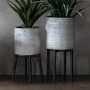 Metal Planter - 24 x 51 cm - Caspian House