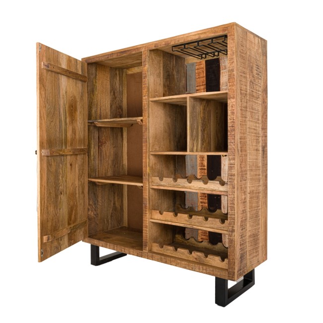 Large Mango Wood Drinks Cabinet