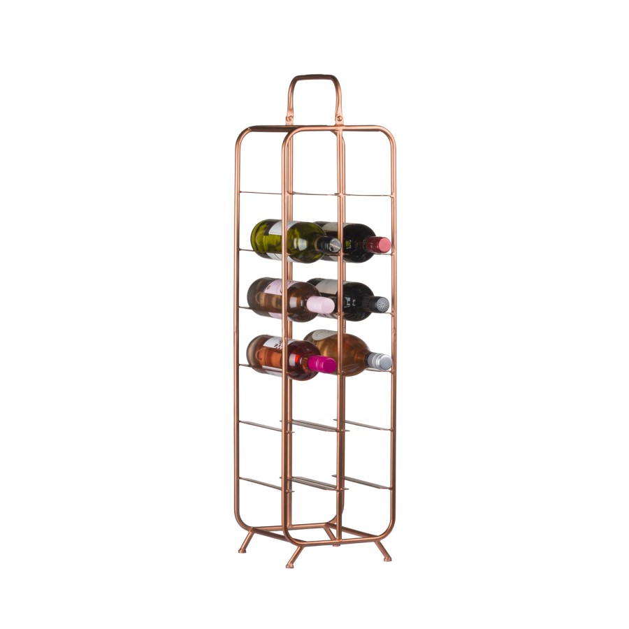 Copper Wine Rack - 12 Bottles 