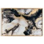 Large Black Marble Print with Gold Frame 