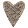 Brown Wall Hanging Wicker Heart