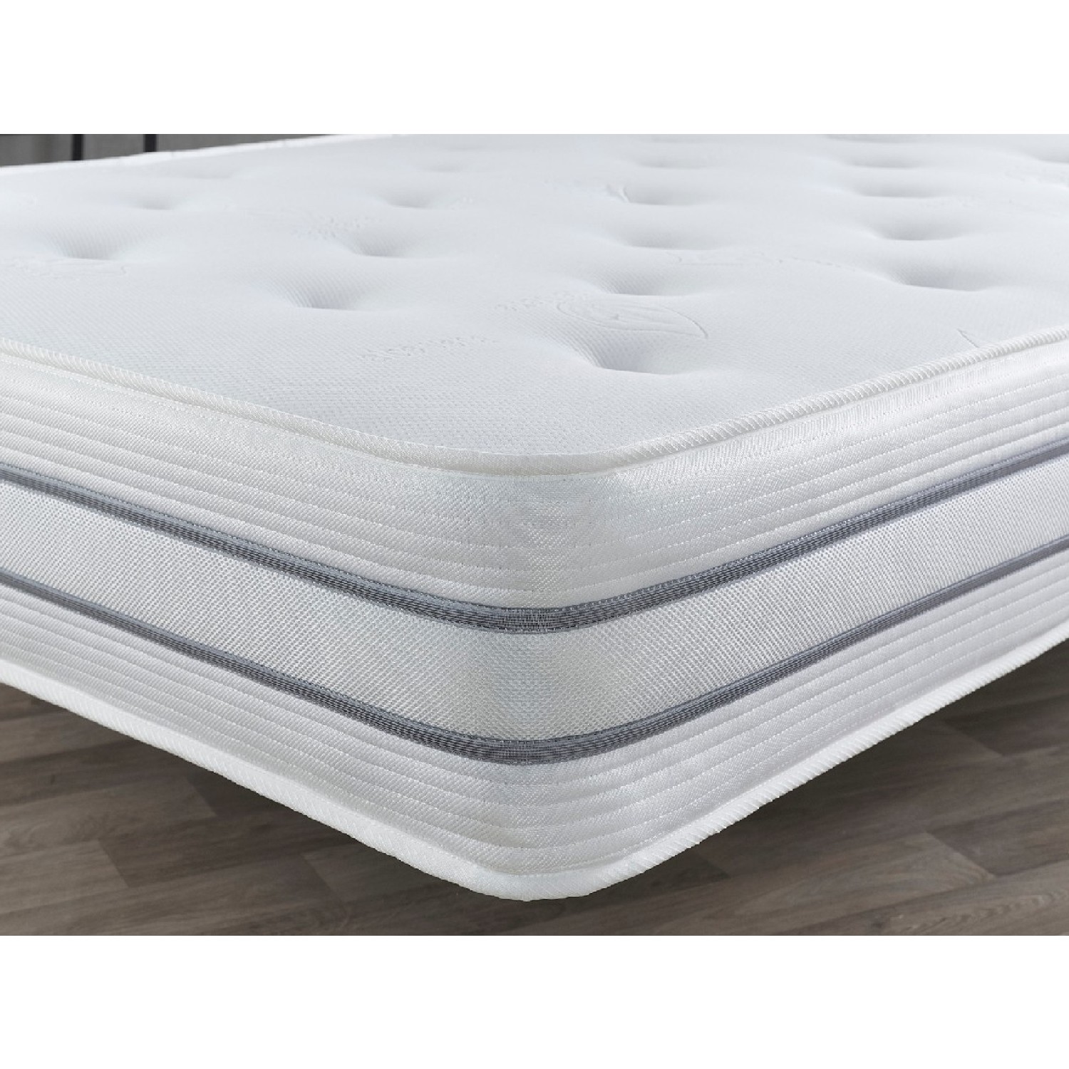 Photo of Small double 1000 pocket sprung cooling natural fibre rolled mattress - aspire