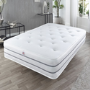 King Size 1000 Pocket Sprung Cooling Natural Fibre Rolled Mattress - Aspire