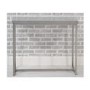 Small Grey Concrete Effect Console Table - Delta