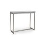 Small Grey Concrete Effect Console Table - Delta