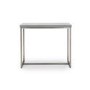 Small Grey Concrete Effect Console Table - Delta