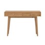 Oak Console Table with 2 Drawers - Jenson