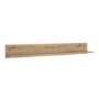 White and Oak Wall Shelf - Luci