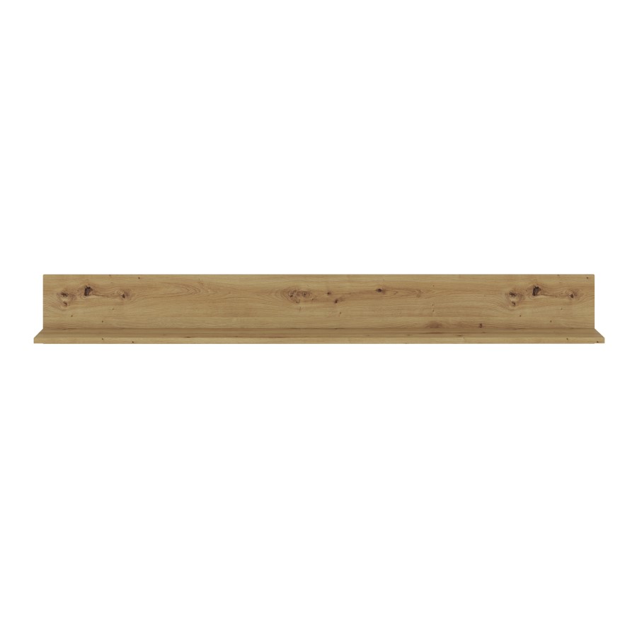 White and Oak Wall Shelf - Luci