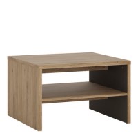 Small Oak Coffee Table with Storage Shelf - Shetland