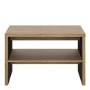 Small Oak Coffee Table with Storage Shelf - Shetland