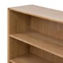 Low Solid Oak Bookcase - Manny