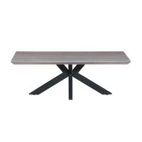 Large Grey Wood Effect Coffee Table - Liberty