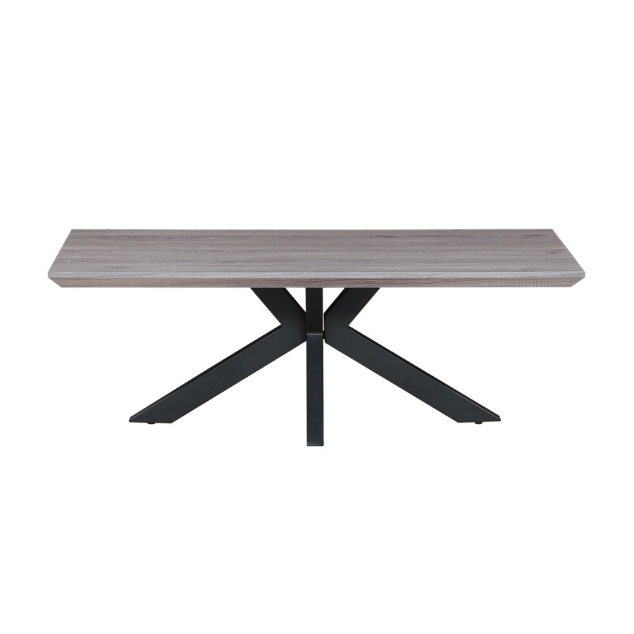 Large Grey Wood Effect Coffee Table - Liberty