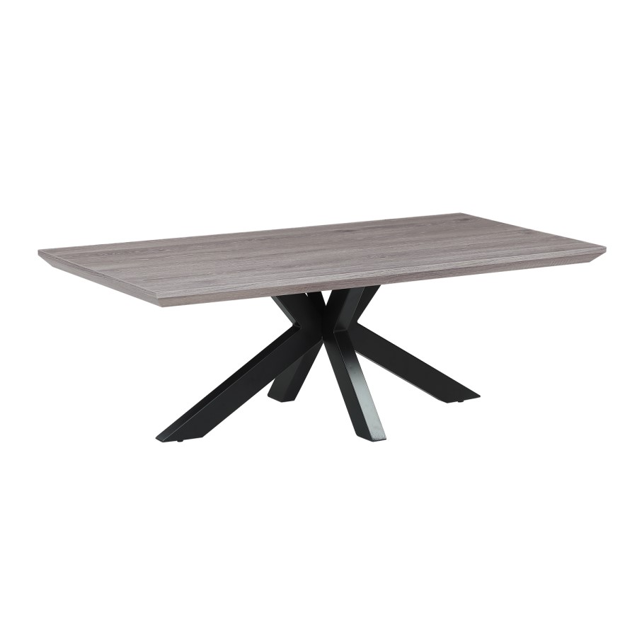 Large Grey Wood Effect Coffee Table - Liberty
