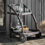 Caspian House Volos Black Drinks Trolley