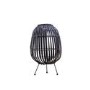 Caspian House Blakeney Black Solar LED Lantern 25 x 40cm