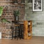 Rustic Wood Effect Bar Table and Stool Set - Seats 2 - Ryder