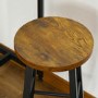 Rustic Wood Effect Bar Table and Stool Set - Seats 2 - Ryder