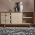 FOL105231 Large Oak Sideboard with Drawers - Kyoto