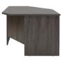 Dark Grey Wooden Corner Desk - Denver