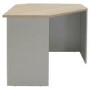 Light Grey Wooden Corner Desk - Denver