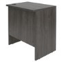 GRADE A1 - Small Dark Grey Washed Oak Office Desk - Denver