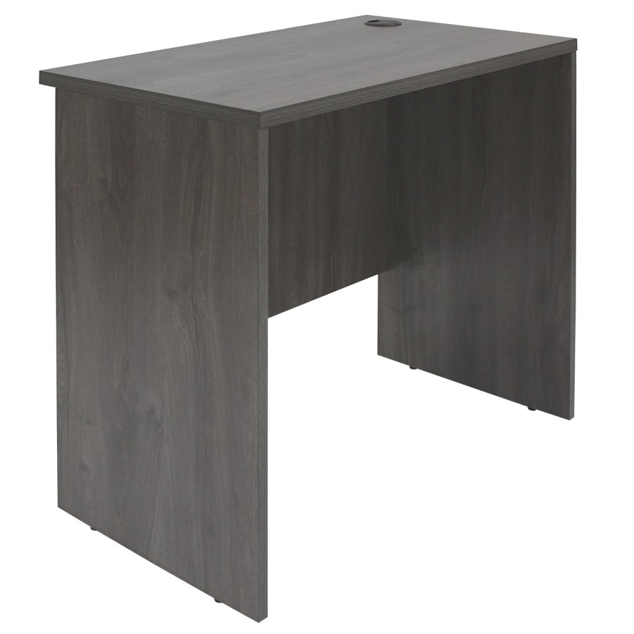 Small Dark Grey Wooden Desk - Denver