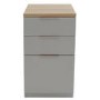 GRADE A1 - Denver Filing Cabinet - Light Grey