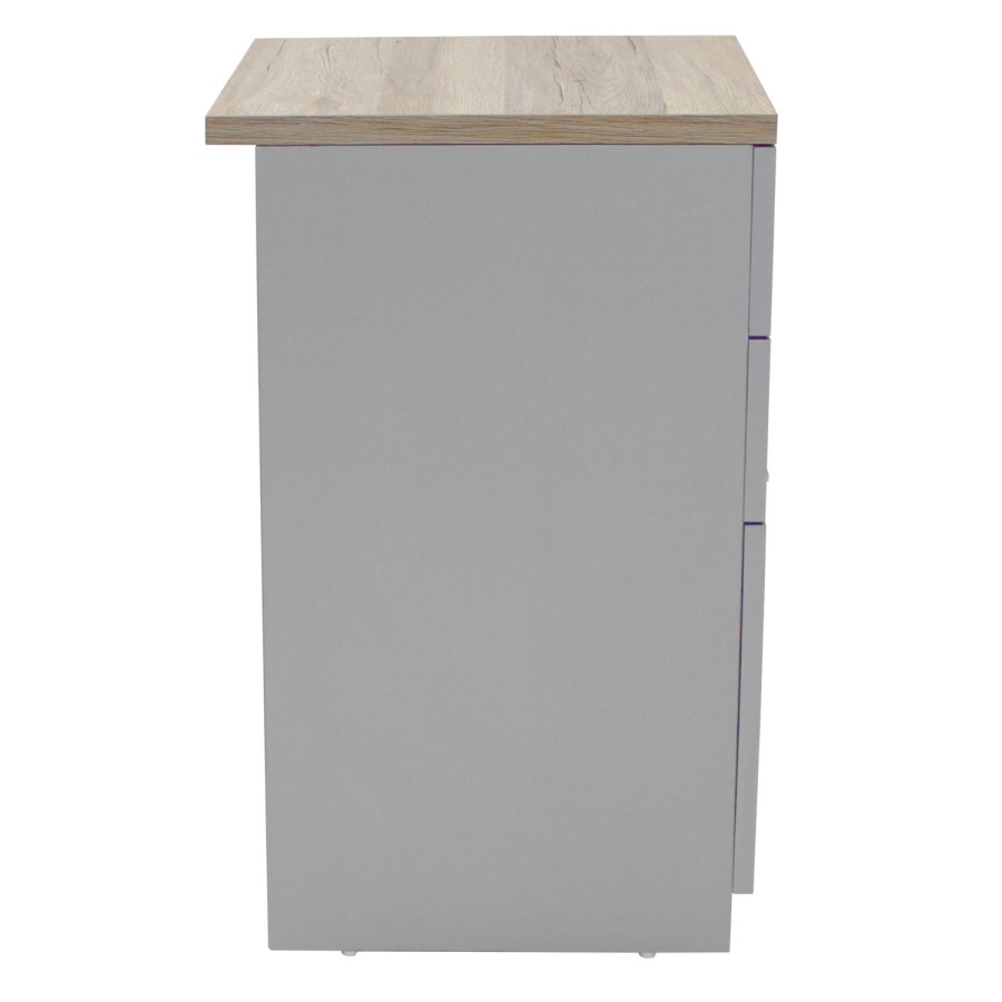 GRADE A1 - Denver Filing Cabinet - Light Grey