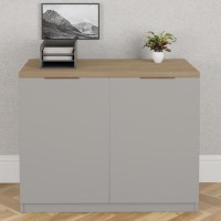 Denver 2 Door Cupboard - Light Grey