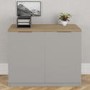 Denver 2 Door Cupboard - Light Grey