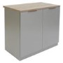 Denver 2 Door Cupboard - Light Grey