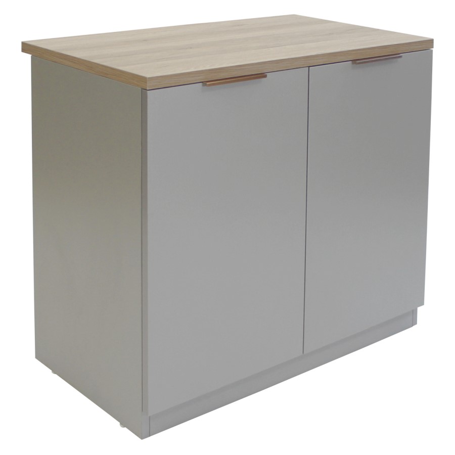 Denver 2 Door Cupboard - Light Grey