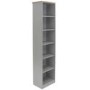 Denver Tall Narrow Bookcase - Light Grey