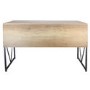 Light Oak Effect Office Desk with 5 Drawers - Denver