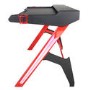 Black and Red Gaming Desk with 2 Tiers - Denver