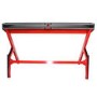 Black and Red Gaming Desk with 2 Tiers - Denver