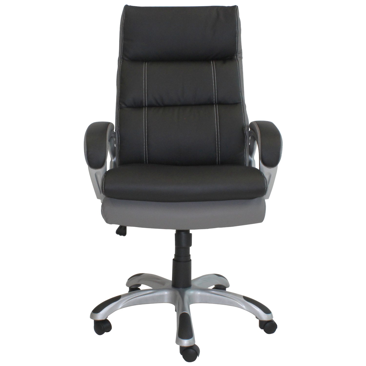 Denver Grey Padded Office Chair Furniture123