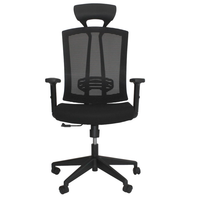 Black Mesh High Back Ergonomic Office Chair - Denver