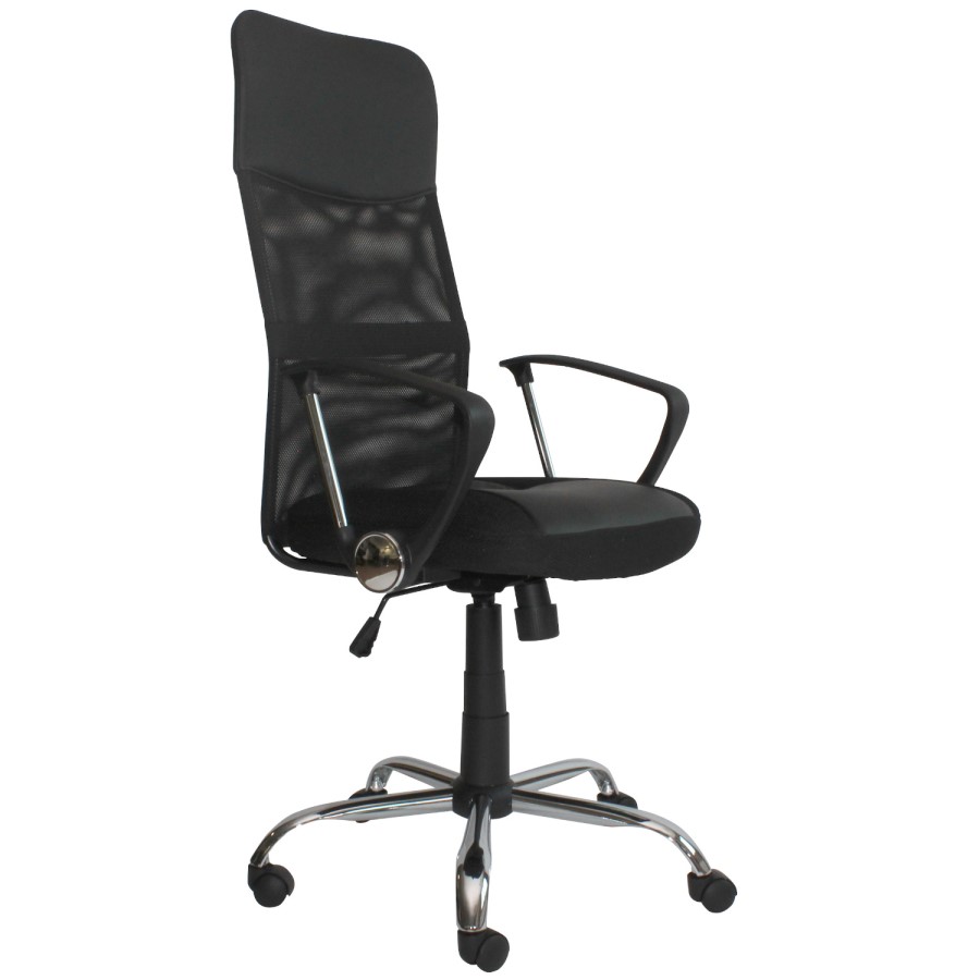 Black Mesh High Back Office Chair - Denver