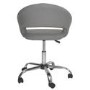 Grey PU Leather Tub Office Chair - Denver