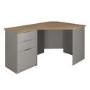 Light Grey Corner Desk & Filing Cabinet Set - Denver