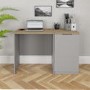 Light Grey Small Desk & 1 Door Cabinet Set - Denver